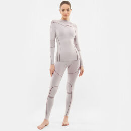 Komplet bielizna damska termoaktywna termiczna Viking Gaja Turtle Neck Set Grey 2025