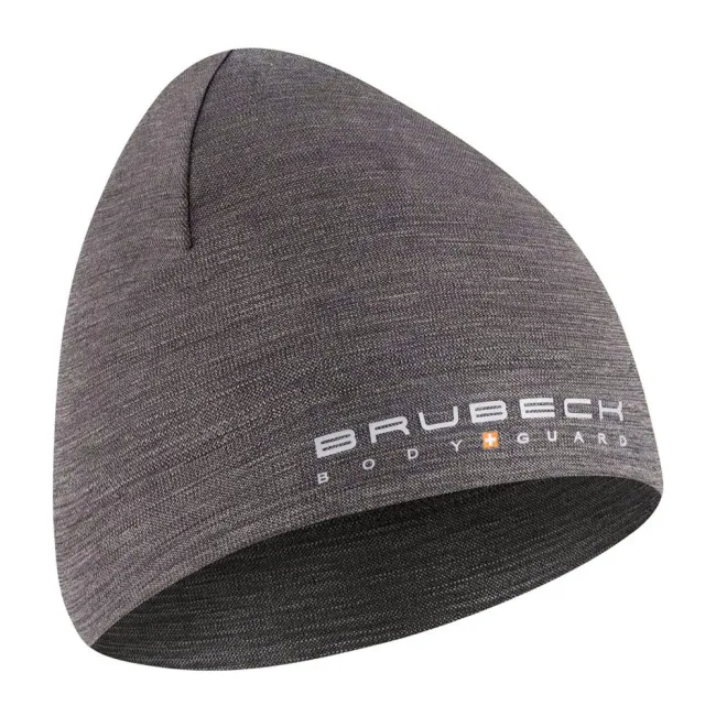 Czapka termoaktywna Brubeck Active Wool Hat z wełną merino Steel 2026