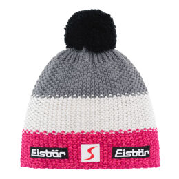 Czapka narciarska Eisbar Star Pompon MU SP Pink White Grey 2024