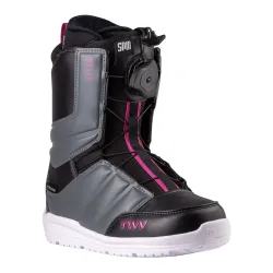 Buty snowboardowe damskie Northwave Helix Spin Black Dark Grey 