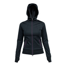 Bluza sportowa damska Fischer Vail Women Hoody Black Purple - Outlet