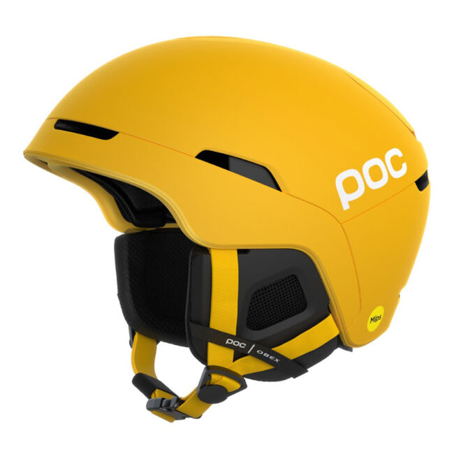 Kask narciarski Poc Obex Mips Sulphite Yellow Matt 2024