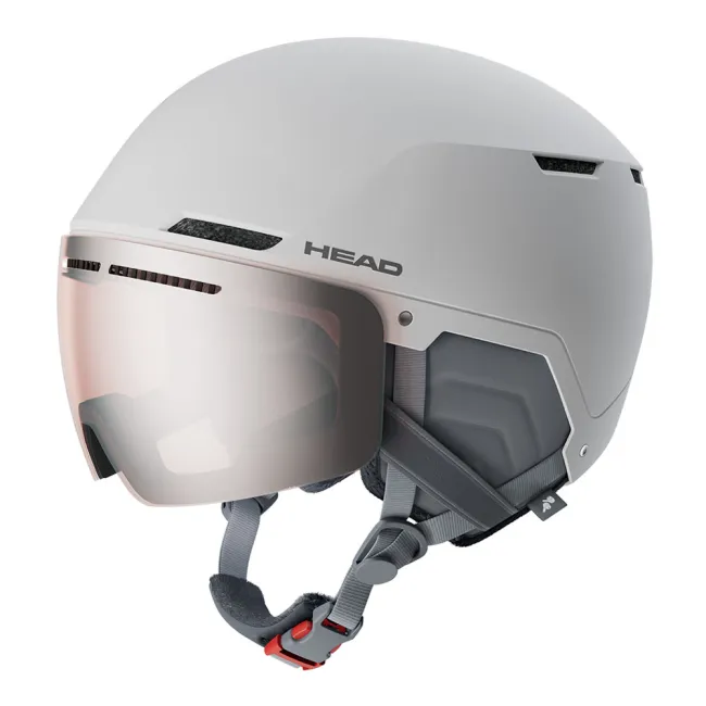 Kask narciarski damski Head Cinema W White / Silver Red S2 2027