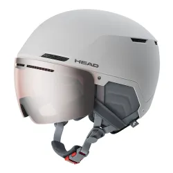 Kask narciarski damski Head Cinema W White / Silver Red S2 2027