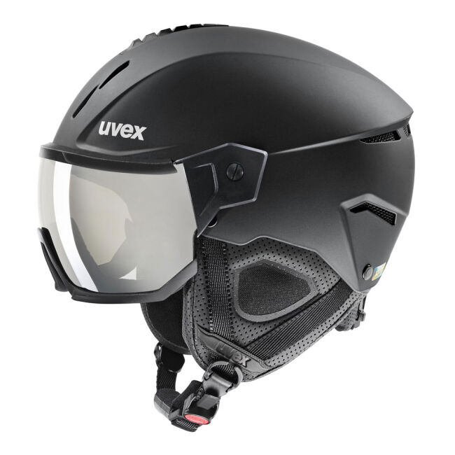 Kask narciarski Uvex Instinct Visor Black Mat 2025