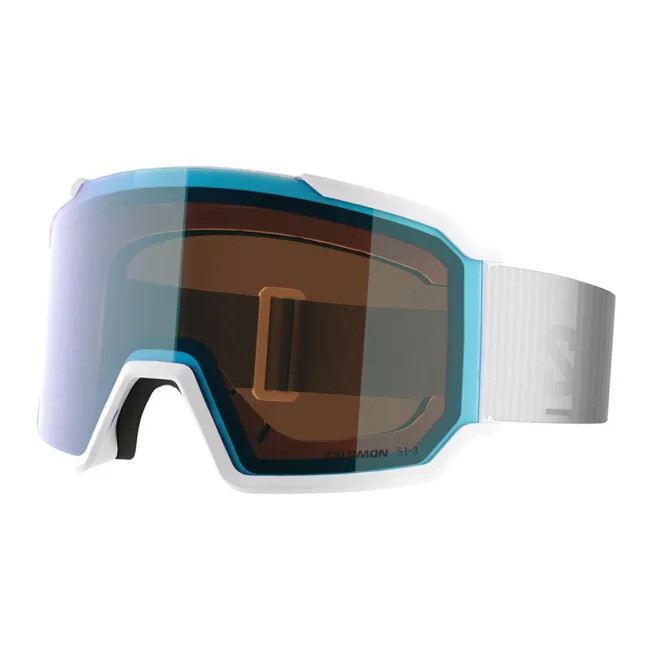 Gogle narciarskie Salomon S/View 3 Photo White / ML Blue S1-S3 z fotochromem 2027