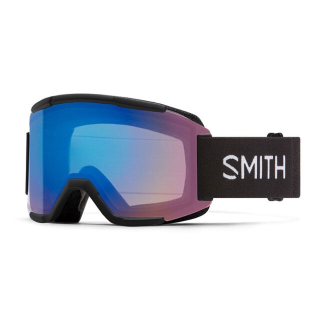 Gogle narciarskie damskie Smith Squad Black ChromaPop Photochromic Rose Flash S1-S2 2024