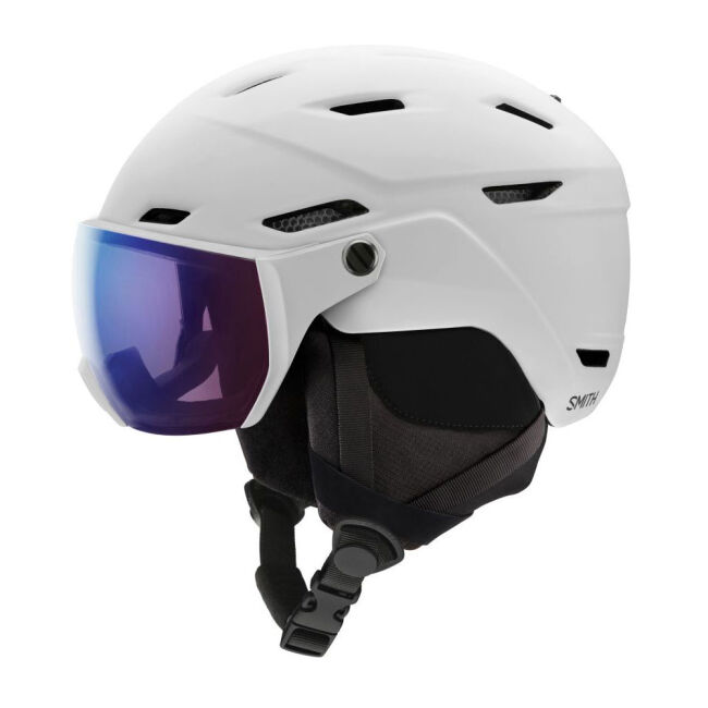 Kask narciarski Smith Survey Matte White ChromaPop Photochromic Rose Flash 2025