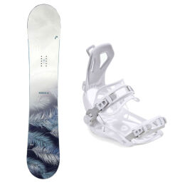 Zestaw Snowboardowy damski Head Stella White + Raven Fastec FT360 White 2024 / 2025