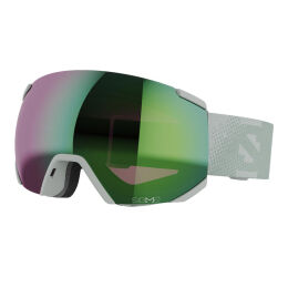 Gogle narciarskie damskie snowboardowe Salomon Radium Sigma White Moss Emerald S2 2024