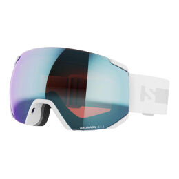 Gogle narciarskie snowboardowe Salomon Radium Photo White Blue OTG z fotochromem 2025