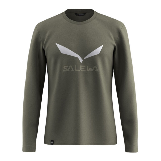 Koszulka techniczna Salewa Solidlogo Dry Long Sleeve Tee Faded Green 2026