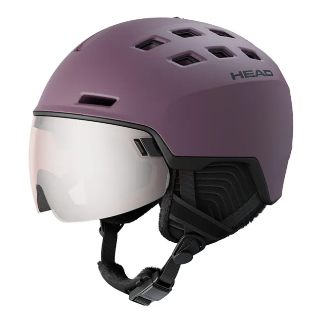 Kask narciarski damski Head Rachel Dark Purple / Silver Red S2 2027