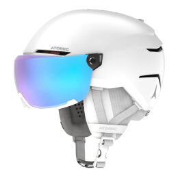 Kask narciarski Atomic Savor Visor Stereo White Heather Blue Stereo S2 2025