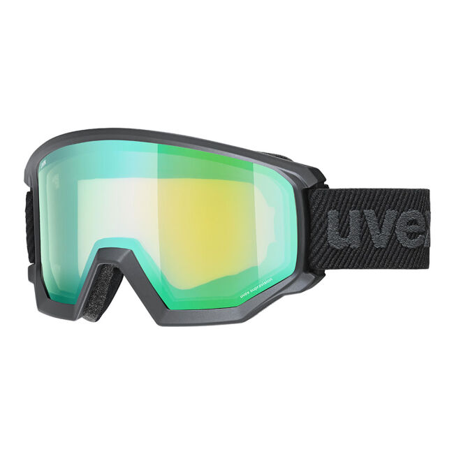 Gogle narciarskie Uvex Athletic FM Black Green OTG 2025